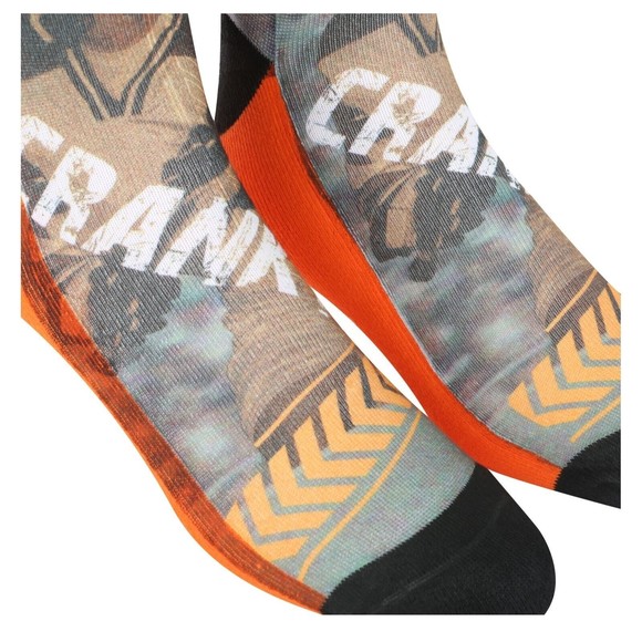 Fila Men's Socks Full Cushion Photo Crew 2 Pack (Orange Size 10-13) NWT - Picture 7 of 7